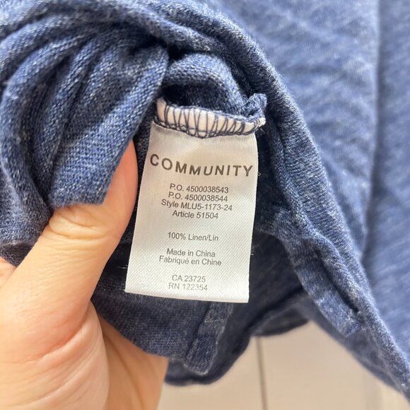 Artizia Community Cropped T-shirt Blue - S - Picture 6 of 9